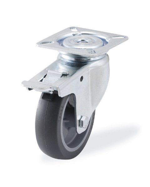 Колёсная опора Kama 1702-MTB-050-F18 с тормозом