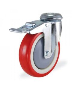 Колёсная опора KAMA 2800-PUR-150-F18 с тормозом