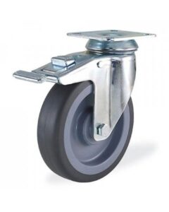 Колёсная опора Kama 2802-MTB-100-F18 с тормозом