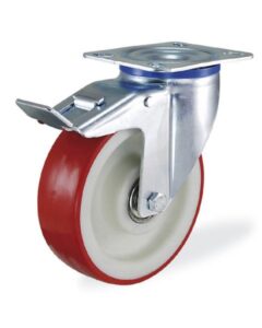 Колёсная опора KAMA 3202-PUR-150-F18 с тормозом