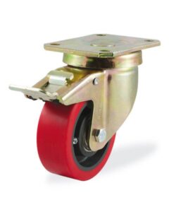 Колёсная опора KAMA 4102-KOR-080-F18 с тормозом