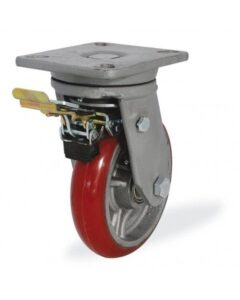 Колёсная опора KAMA 5102-D2OR-300-F09 с тормозом