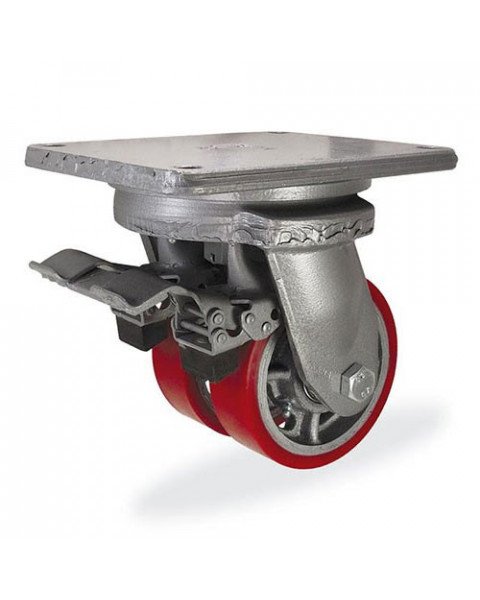 Колёсная опора KAMA 6702-DOR-200-F09 с тормозом