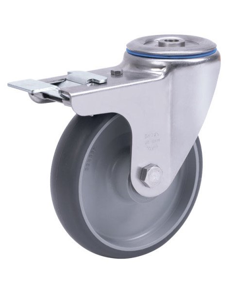 Колёсная опора ALEX A-3300-MTB-200-F18 с тормозом