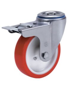 Колёсная опора ALEX A-S-3300-PUB-100-F18-L с тормозом