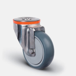 Колёсная опора Ø100 мм, EMES (арт. EM 04 MKT 100 INOX)