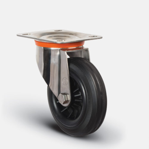 Колёсная опора Ø150 мм, EMES (арт. EZ 01 MMR 150 INOX)
