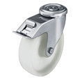 Поворотный ролик с фиксатором «stop-fix» LER-PO 160R-FI