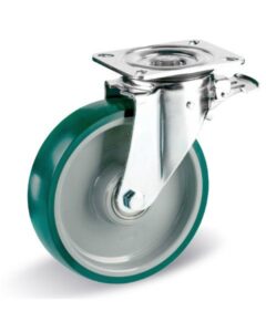 Колёсная опора LIV LK-3302-PUR-100-F18 с тормозом