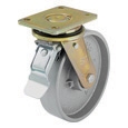 Поворотный ролик с фиксатором «stop-fix» LS-G 250G-ST