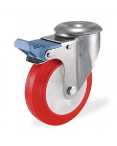 Колёсная опора KAMA S-3300-PUB-125-F18 с тормозом