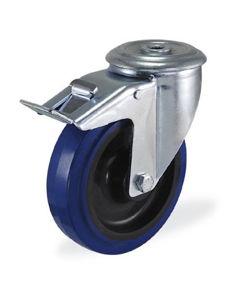 Колёсная опора KAMA 3300-PRS-125-F18 с тормозом