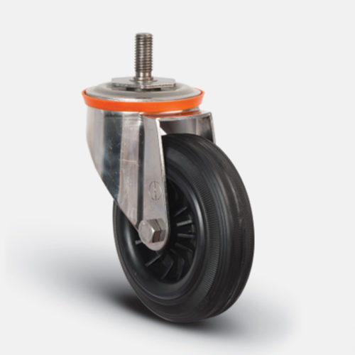 Колёсная опора Ø125 мм, EMES (арт. EZ 05 MMR 125 INOX)